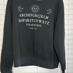 Men's Black Graphic Sweater